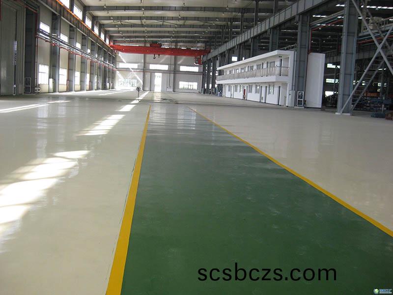 環氧砂漿耐(nai)磨地(di)坪